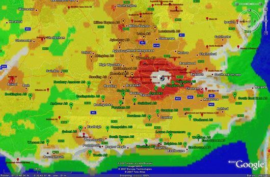 SAGAS Map 2007